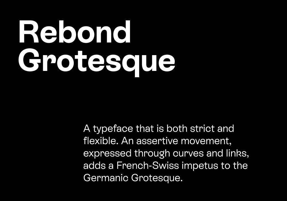 Rebond Grotesque