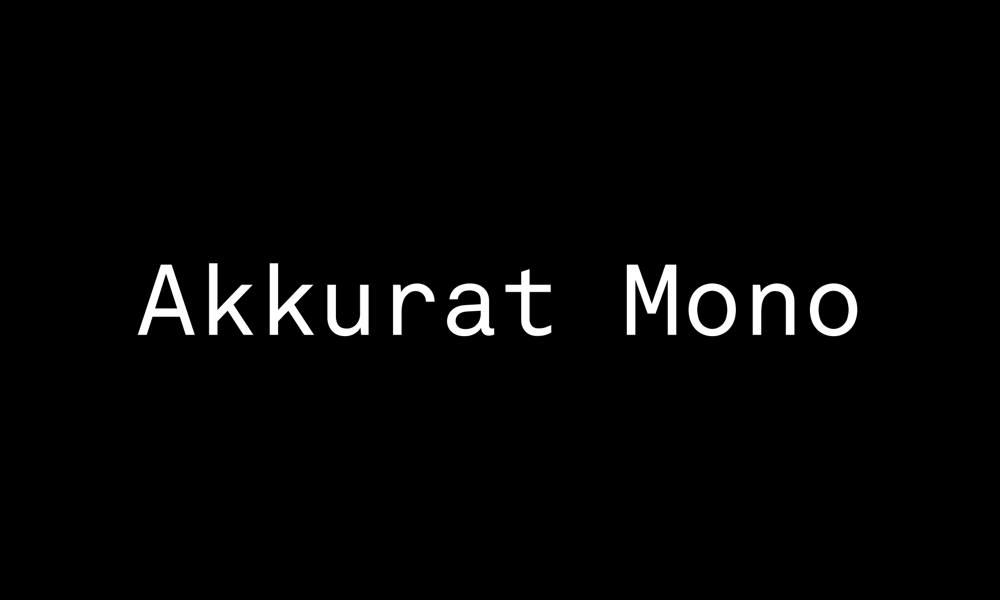 Akkurat Mono