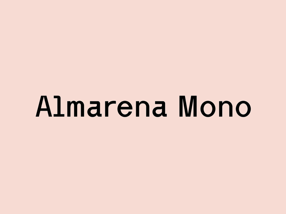 Almarena Mono