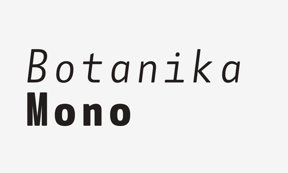 Botanika Mono