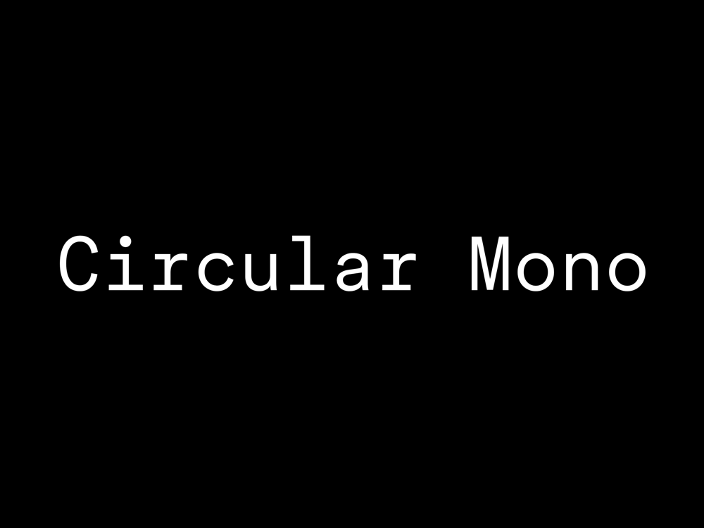 Circular Mono