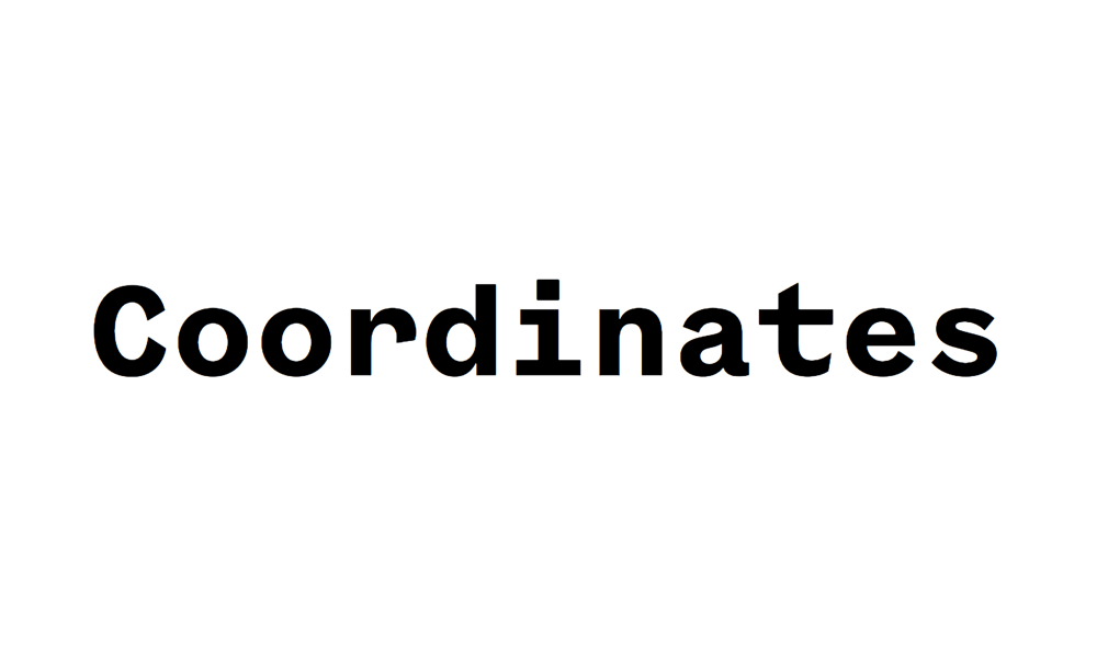 Coordinates