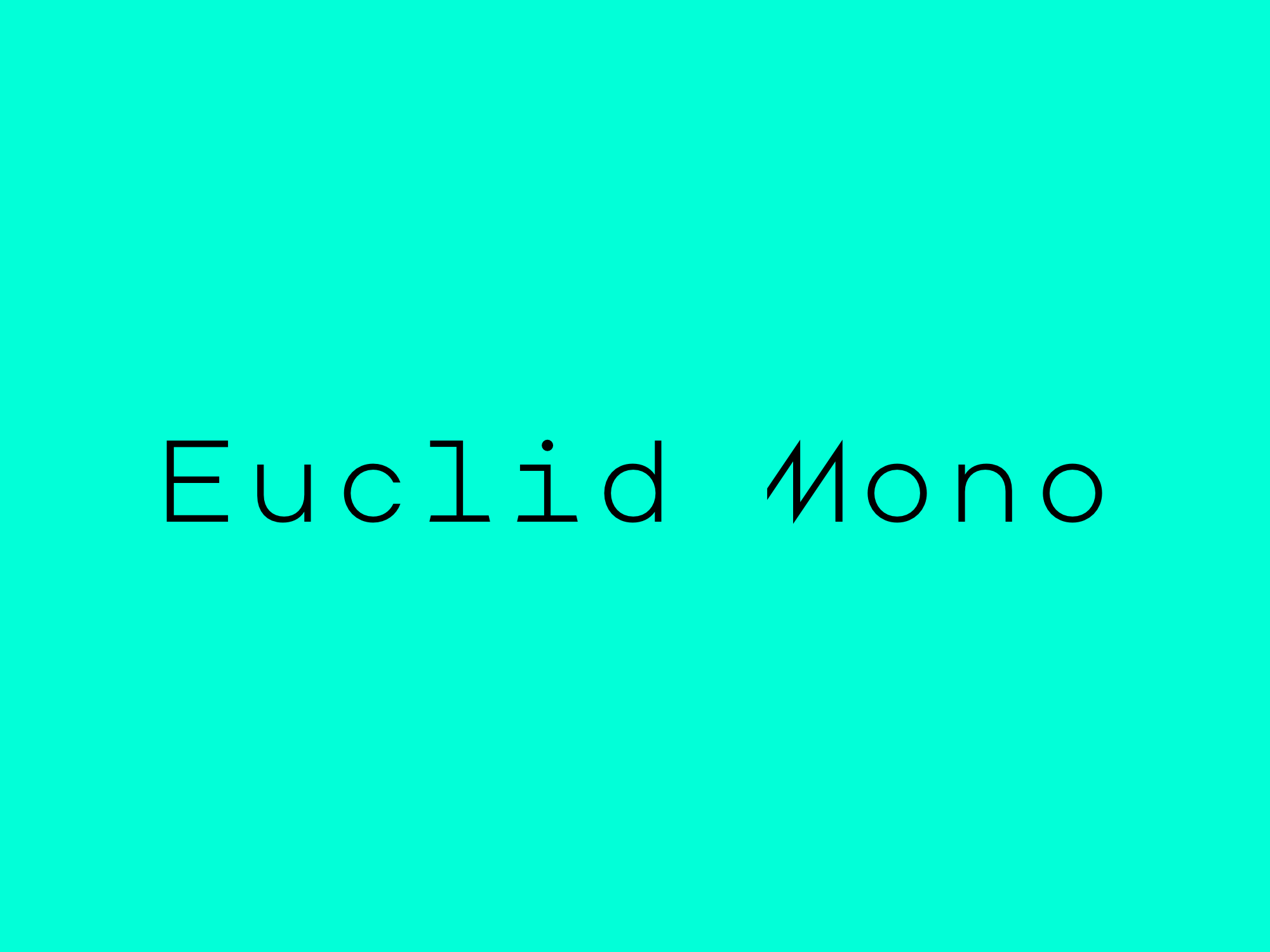 Euclid Mono