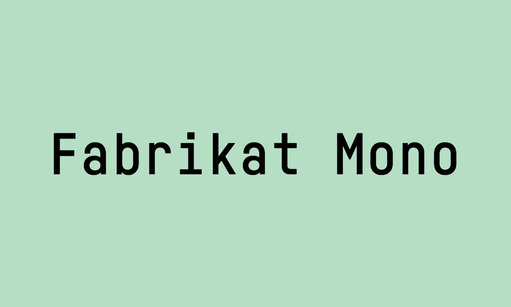 Fabrikat Mono