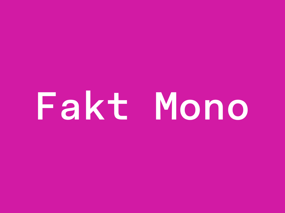 Fakt Mono