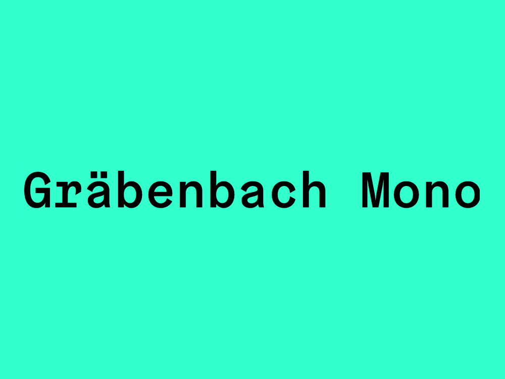 Gräbenbach Mono