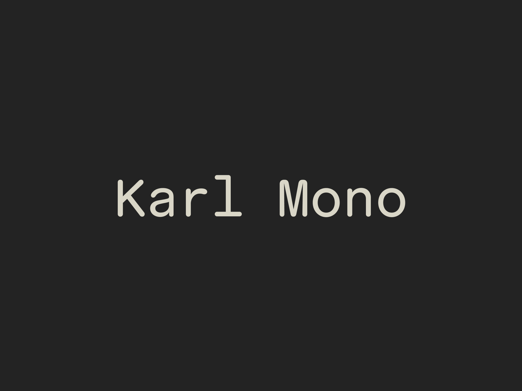 Karl Mono