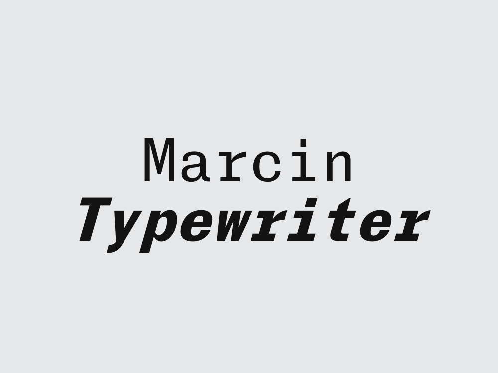 Marcin Typewriter