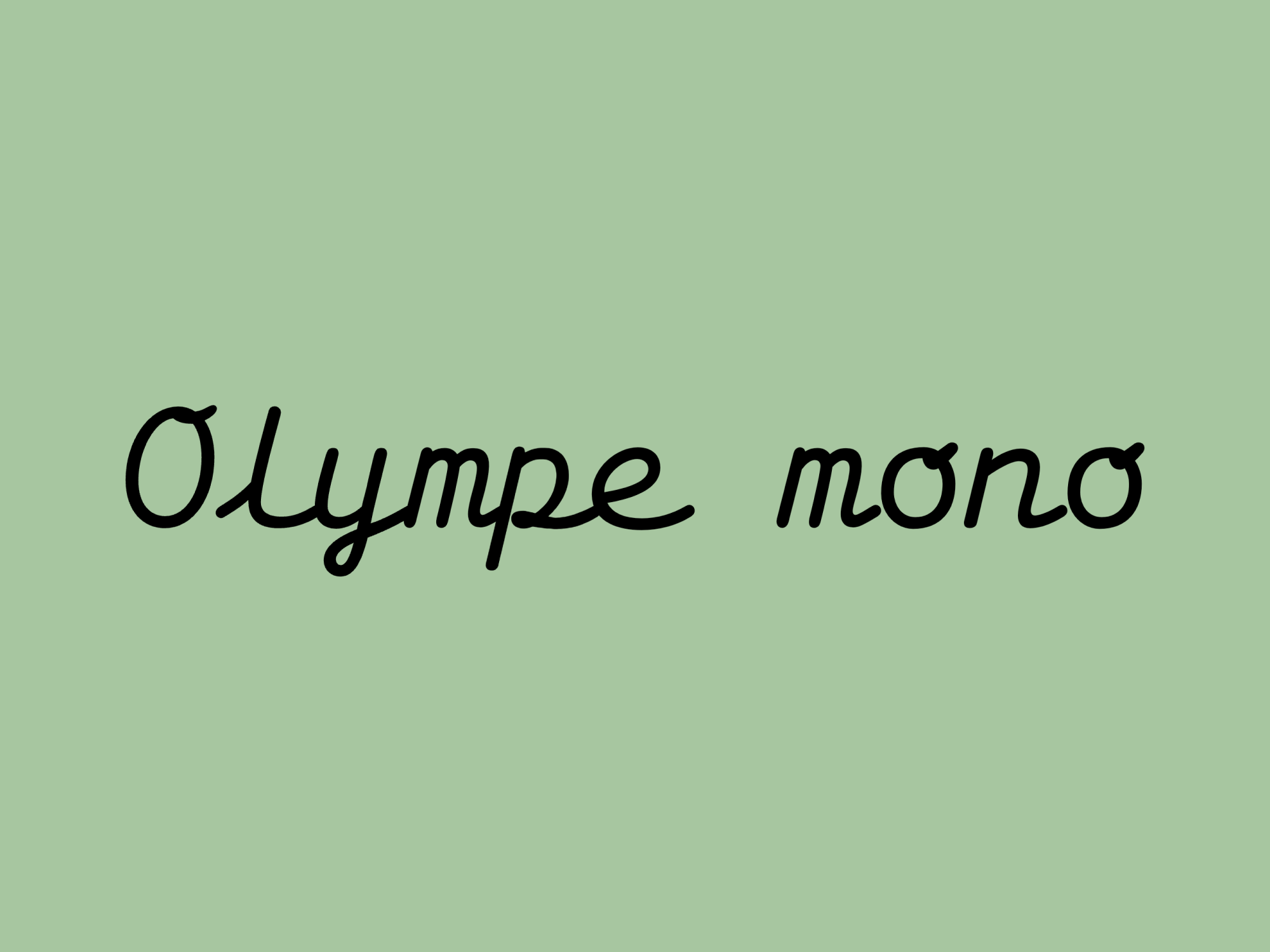 Olympe mono