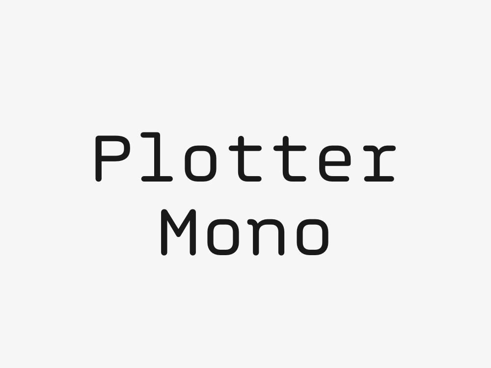 Plotter Mono