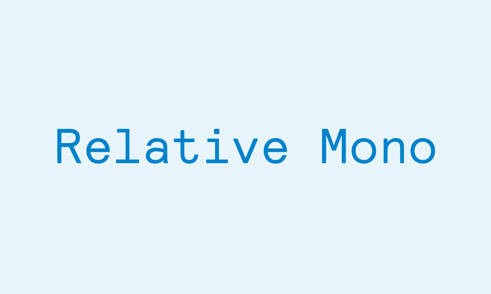 Relative Mono