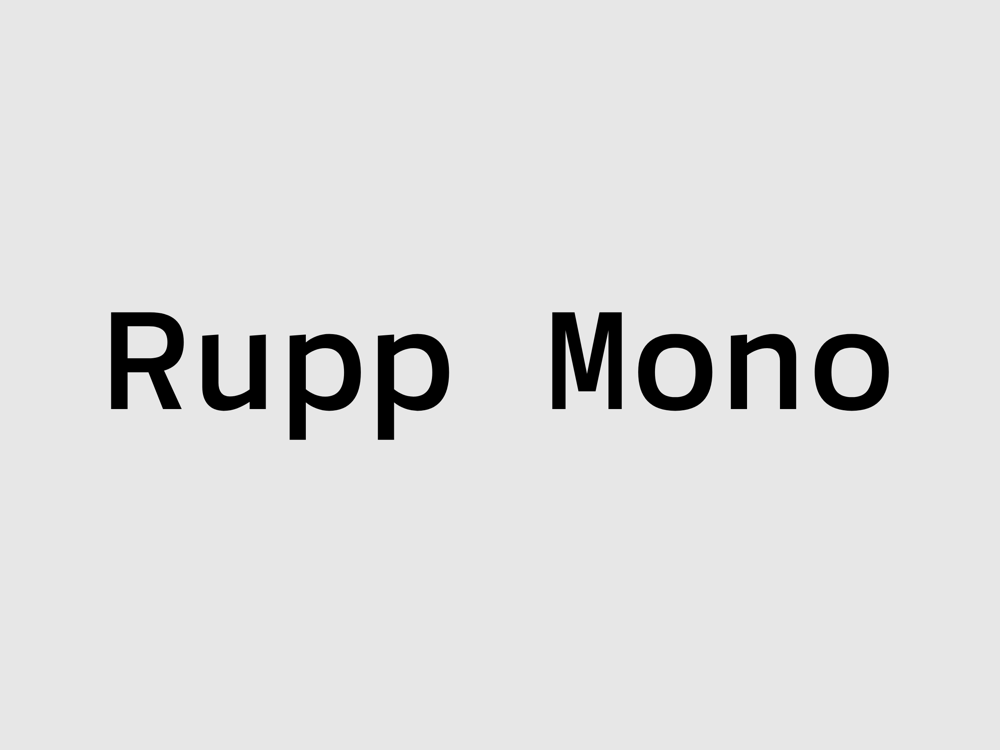 Rupp Mono