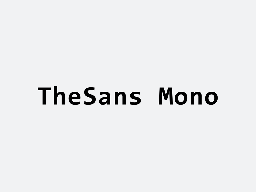 TheSans Mono